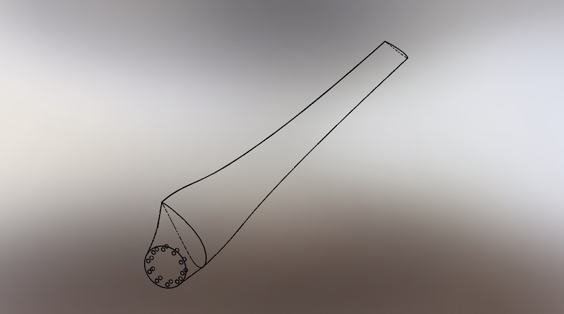 风叶设计模型设计